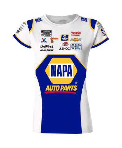 Shop Hendrick Motorsports Team Collection Women's  White Chase Elliott Napa Sublimated Uniform T-shirt