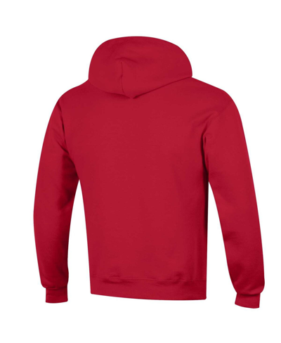 Champion Red Nc State Wolfpack High Motor Pullover Sweatshirt In Red