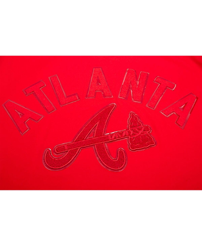 Pro Standard Men's  Atlanta Braves Classic Triple Red T-shirt In Red