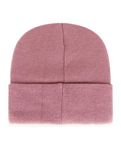 Shop 47 Brand Women's ' Pink New England Patriots Haymaker Cuffed Knit Hat