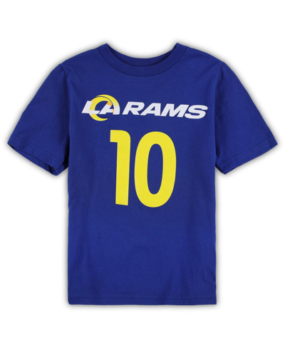 Outerstuff Preschool Boys And Girls Cooper Kupp Royal Los Angeles Rams Mainliner Team Player Name And Number T- In Royal