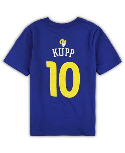 Outerstuff Preschool Boys And Girls Cooper Kupp Royal Los Angeles Rams Mainliner Team Player Name And Number T- In Royal