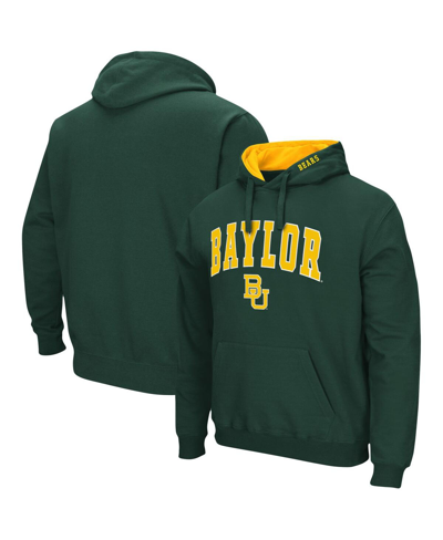 Colosseum Men's  Green Baylor Bears Arch And Logo 3.0 Pullover Hoodie In Green