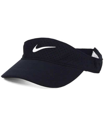 Shop Nike Men's  Black Performance Adjustable Visor