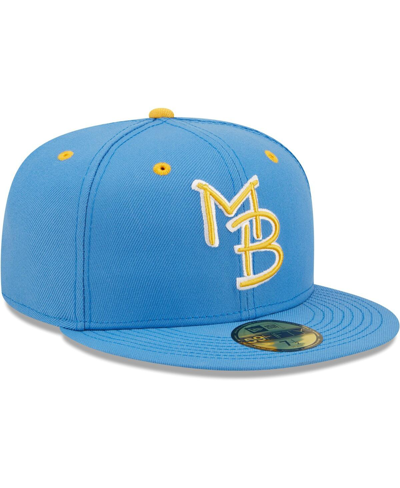 New Era Royal Myrtle Beach Pelicans Authentic Collection Team Home 59fifty Fitted Hat In Royal