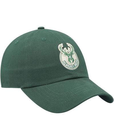 Shop 47 Brand Women's ' Hunter Green Milwaukee Bucks Miata Clean Up Logo Adjustable Hat