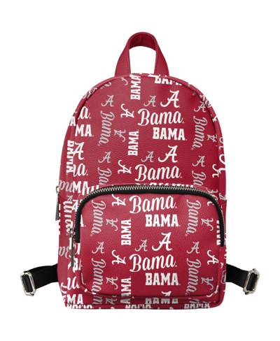 Shop Foco Youth Girls  Red Alabama Crimson Tide Repeat Brooklyn Mini Backpack