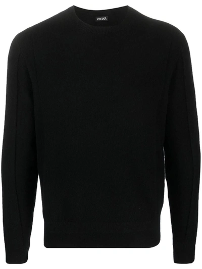Shop Zegna Sweaters In Black