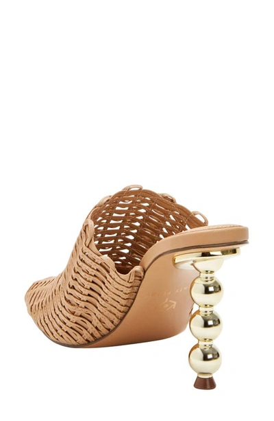 Katy Perry The Beed Zigzag Mule In Biscotti
