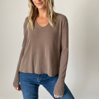 Shop Six Fifty Stacy Top In Brown