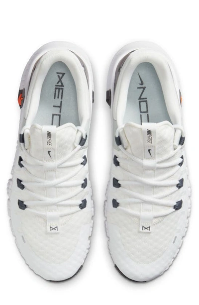 Shop Nike Free Metcon 5 Training Shoe In Summit White/ Bright Orange