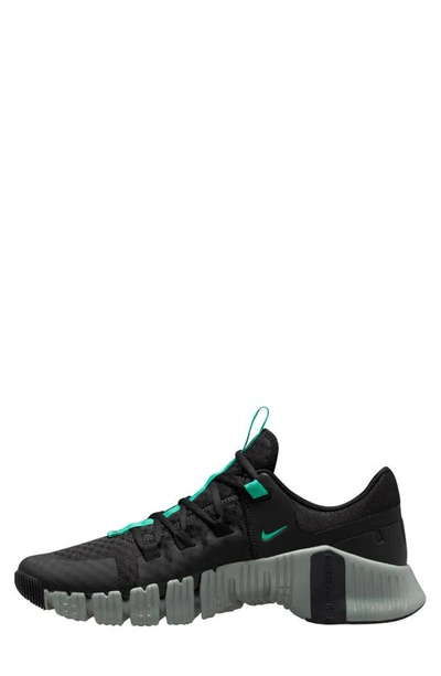 Shop Nike Free Metcon 5 Training Shoe In Black/ Mica Green/ Clear Jade
