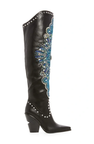 Azalea Wang Axelbeat Pointed Toe Boot In Black