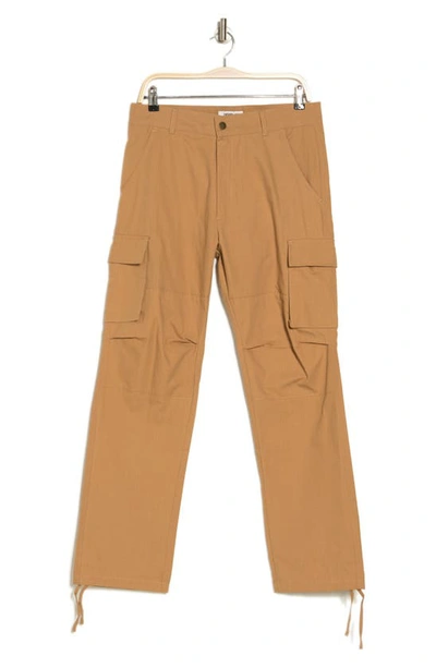 Shop Cat Wwr Cotton Ripstop Cargo Pants In Camel
