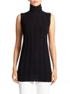 DEREK LAM Sleeveless Cashmere & Silk Turtleneck