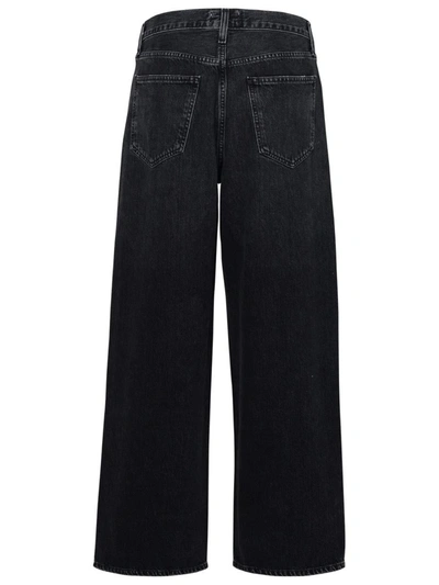 Shop Agolde Black Denim Jeans