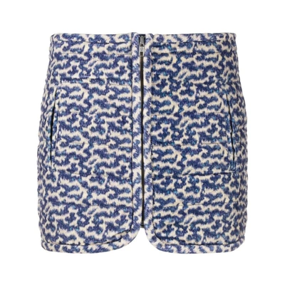 Shop Isabel Marant Étoile Skirts In Blue/neutrals