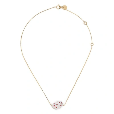 Shop Marni Jewellery In White/red