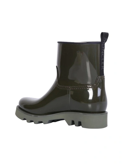 Shop Moncler Boots In Green