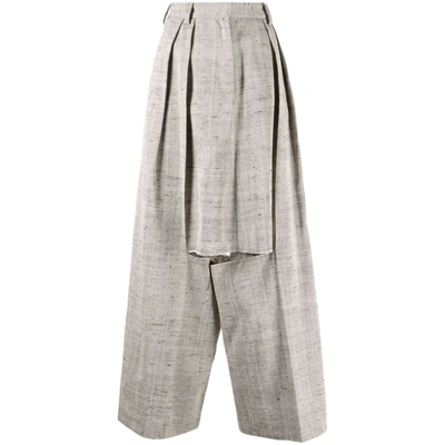 Shop Niccolò Pasqualetti Pants In Grey