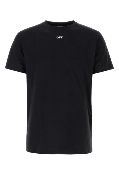 Shop Off-white T-shirt In Blackwhit
