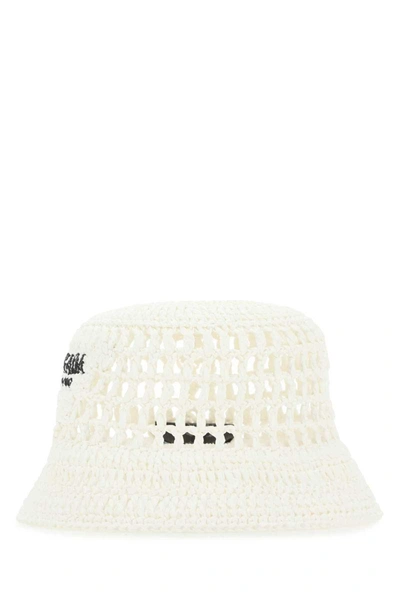 Shop Prada Hats And Headbands In White