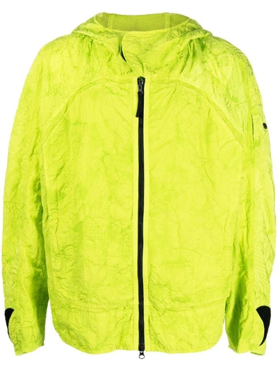 Shop Stone Island Shadow Project Jackets In Yellow