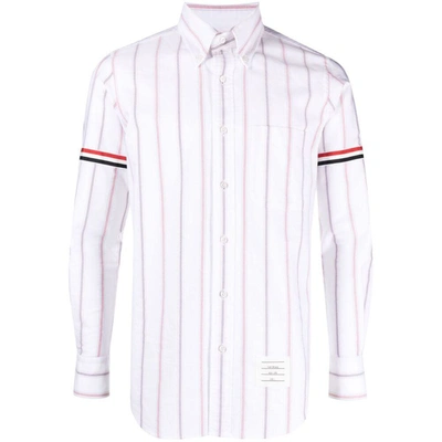 Shop Thom Browne Shirts In White