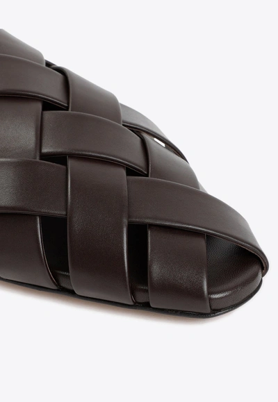 Shop Bottega Veneta Alfie Leather Sandals In Fondant
