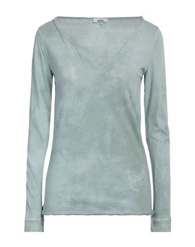 Mason's Woman T-shirt Light Green Size 4 Cotton In Green