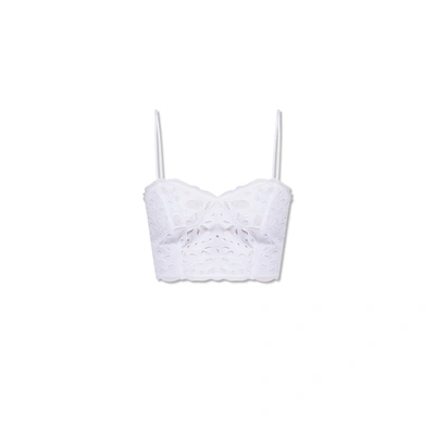 Shop Chloé Cropped Top In White