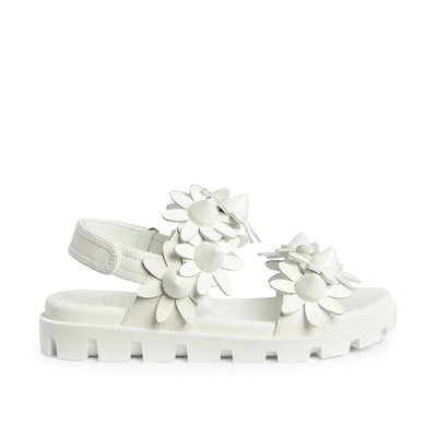 Shop Christian Louboutin Daisy Spikes Cool Sandals In White