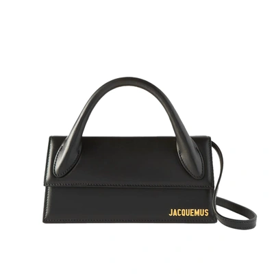 Shop Jacquemus Le Chiquito Long Bag In Black