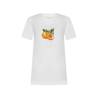 Shop Sportmax Zurlo T-shirt In White