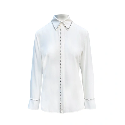 Shop Max Mara Dire Shirt In White