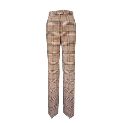 Shop Max Mara Sheree Wool Pants In Brown