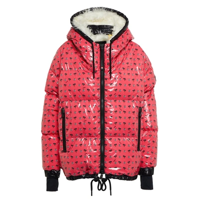 Shop Moncler Echelle Down Ski Jacket In Pink