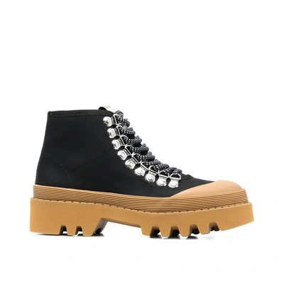 Shop Proenza Schouler Chunky-sole High-top Sneakers In Black