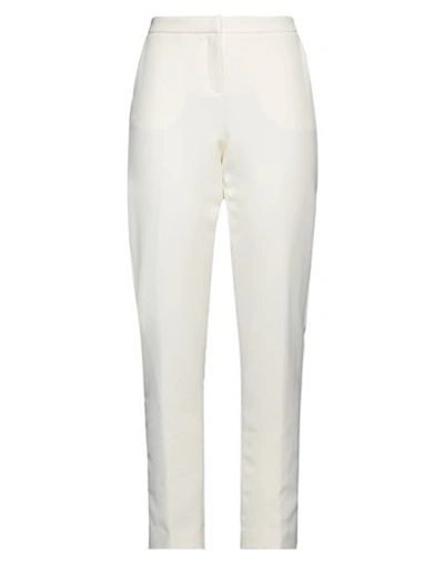 Ermanno Di Ermanno Scervino Woman Pants Ivory Size 8 Polyester, Elastane In White