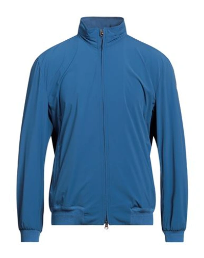 Shop Kired Man Jacket Azure Size 44 Polyamide, Elastane In Blue