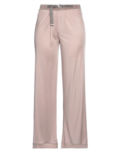 Missoni Woman Pants Antique Rose Size 10 Viscose, Cupro, Polyester In Pink