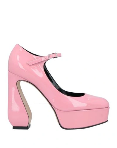 Si Rossi By Sergio Rossi Woman Pumps Pink Size 8 Soft Leather In Pink