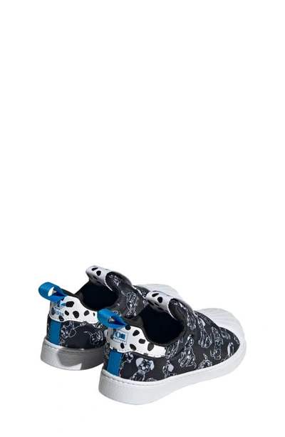 Shop Adidas Originals Superstar 360 Sneaker In Black/ White/ Bright Blue