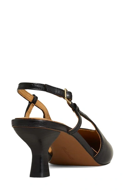 Madewell The Debbie Slingback Pump In True Black
