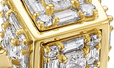Shop Mindi Mond Dimensional Diamond Ring In Yellow Gold/ Diamond