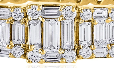 Shop Mindi Mond Clarity 5 Cube Diamond Link Bracelet In 18k Yellow Gold