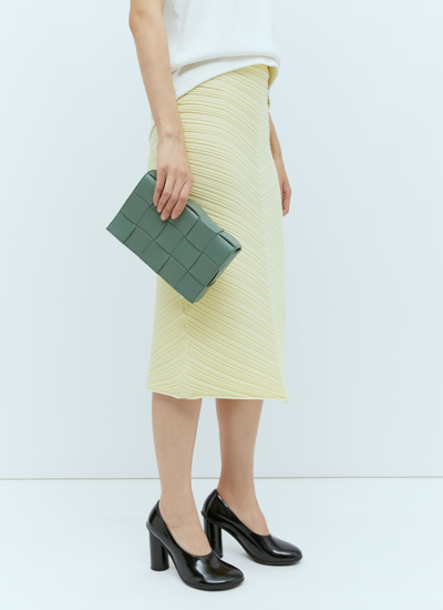 Shop Bottega Veneta Women Cassette Shoulder Bag In Green