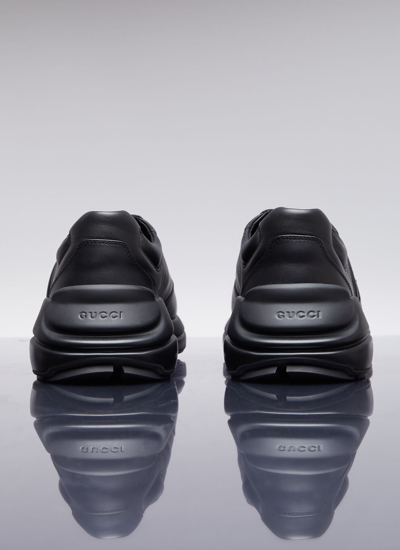 Shop Gucci Men Interlocking G Rython Sneaker In Black