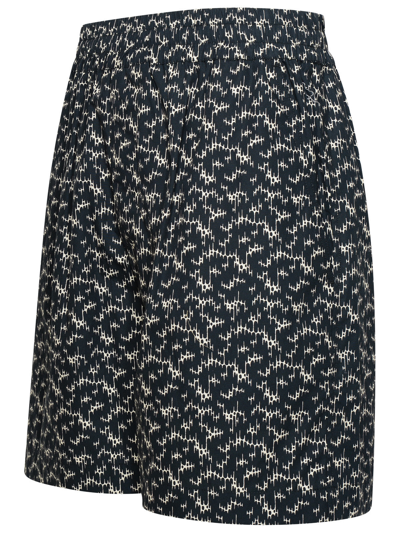 Shop Isabel Marant Man  'vataya' Black Cotton Bermuda Shorts