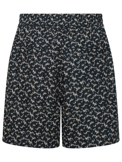 Shop Isabel Marant 'vataya' Black Cotton Bermuda Shorts Man